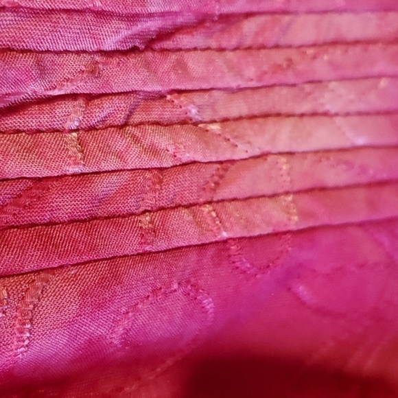 New Directions pink and rust embossed asymmetrical top size 3X - Picture 4 of 7